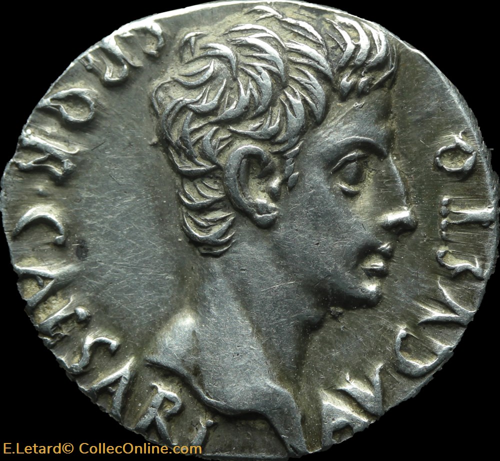 Auguste - Denier monnaies antiques romaines imperiales et republicaines auguste denier
