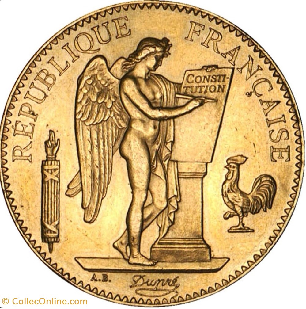 IIIème République - 100 Francs - Tranche "Dieu" monnaies monde france iiieme republique 100 francs tranche dieu