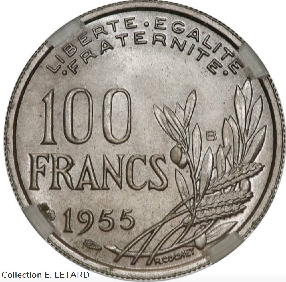 100 Francs Cochet monnaies monde france 100 francs cochet