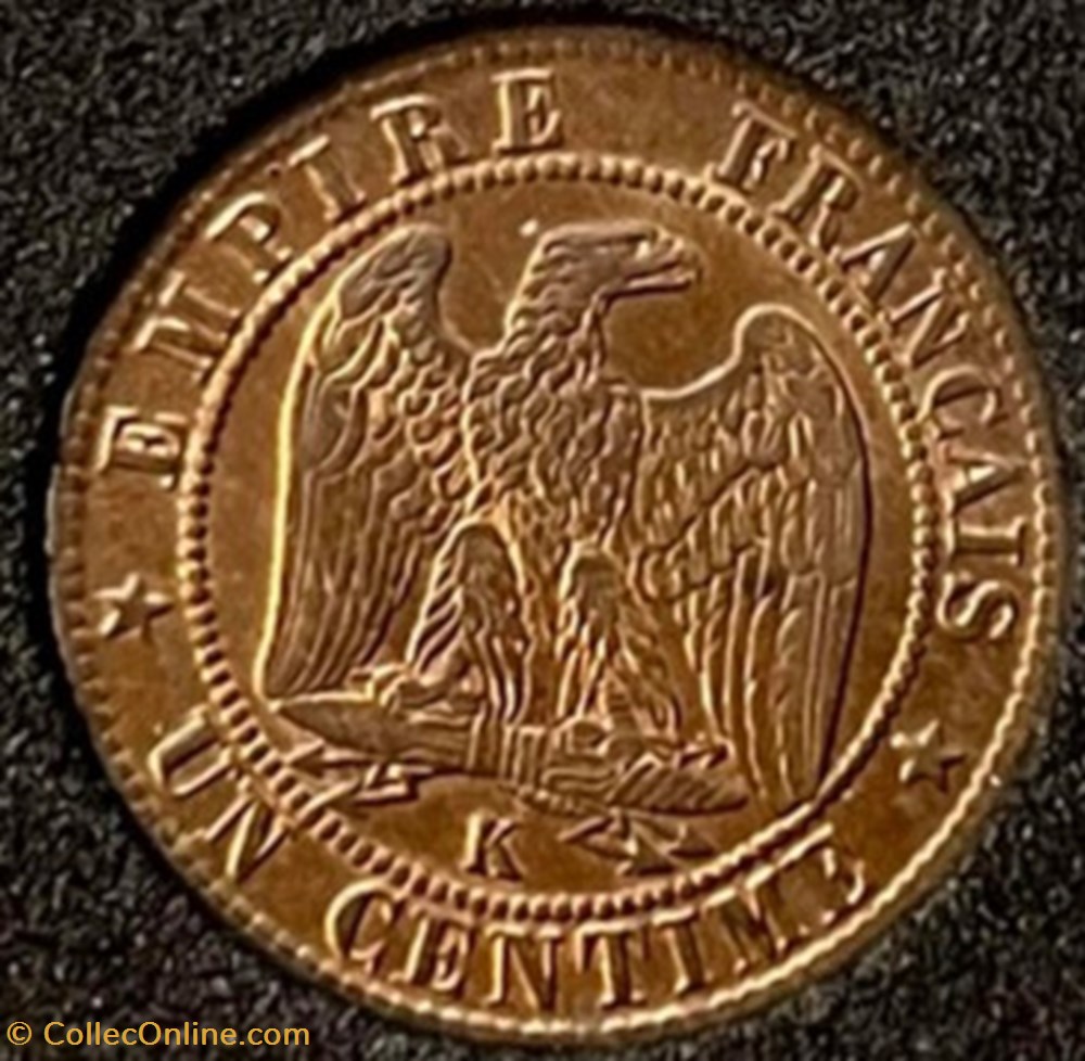 Un Centime Tête laurée - 1862 A monnaies monde france un centime tete lauree 1862 a