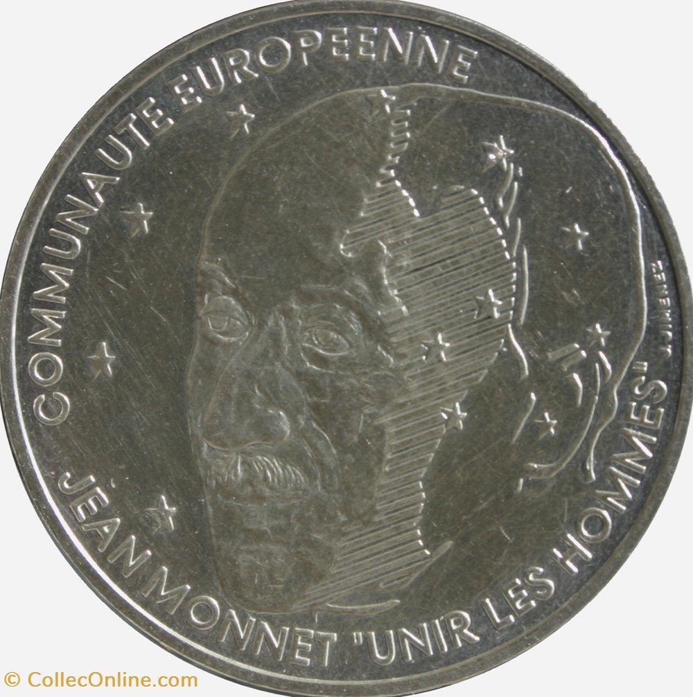 Cent francs Jean Monnet monnaies monde france cent francs jean monnet