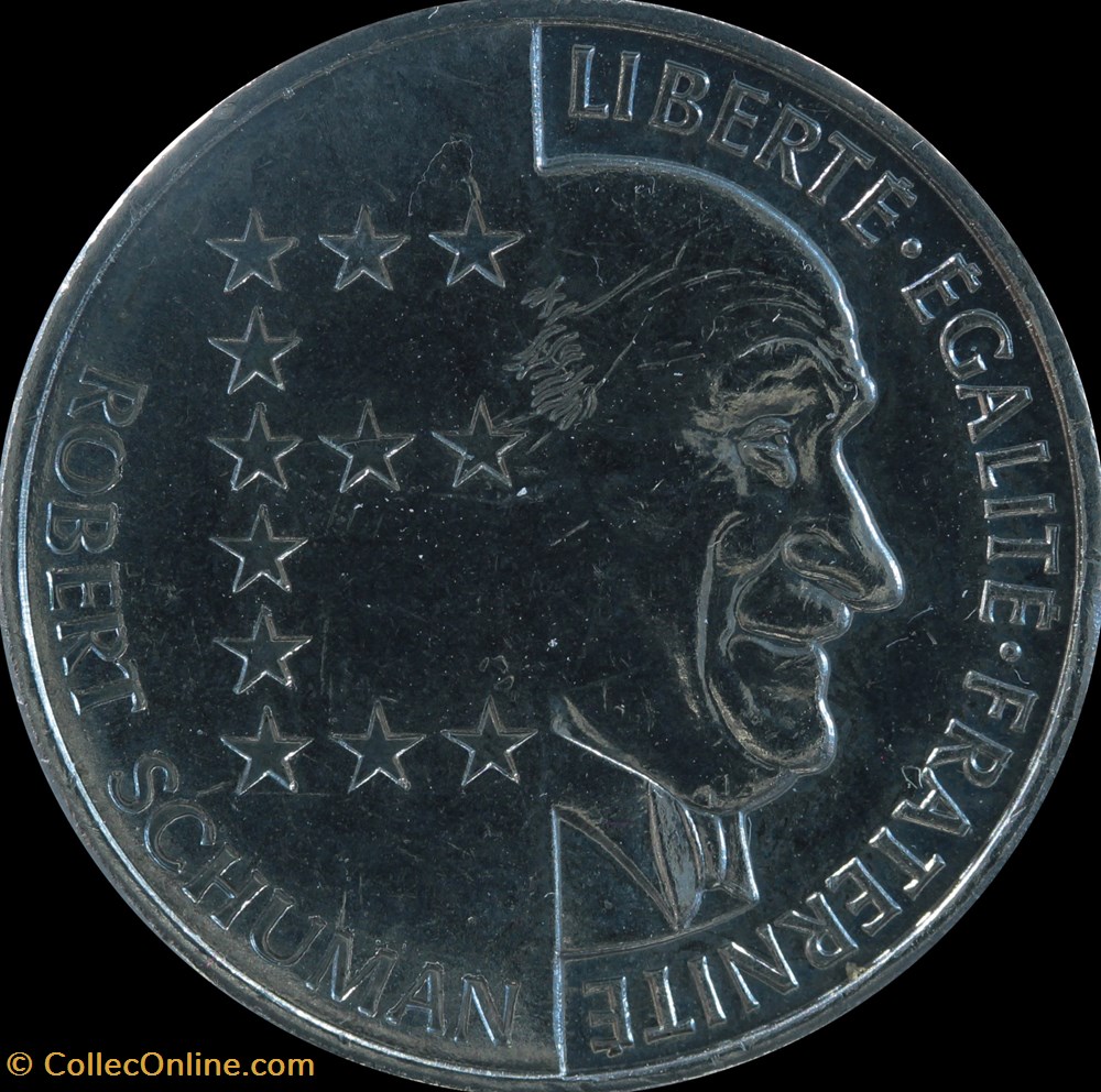 Dix Francs Robert Schuman monnaies monde france dix francs robert schuman