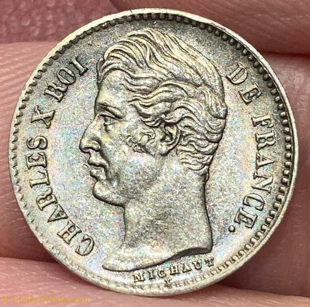 Charles X - 1/4 Franc - 1828 A monnaies monde france charles x 1 4 franc 1828 a
