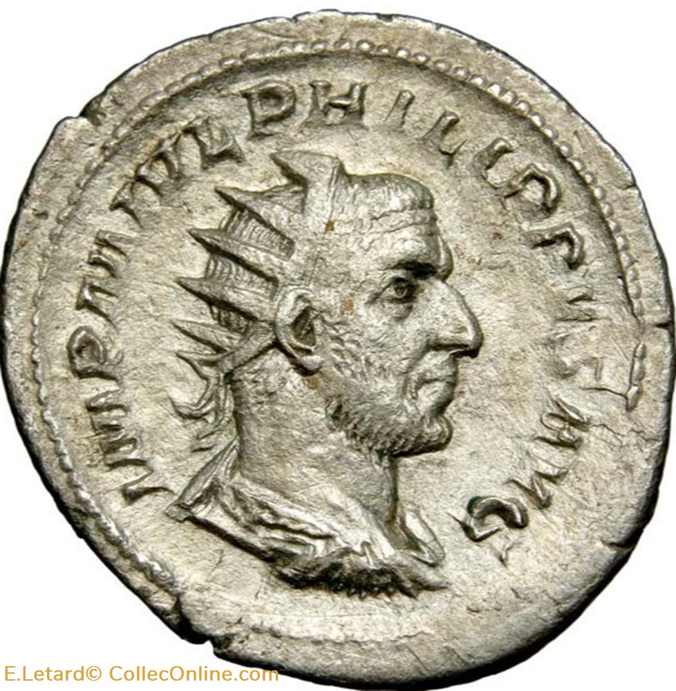 Philippe Ier l'Arabe - Antoninien monnaies antiques romaines imperiales et republicaines philippe ier arabe antoninien