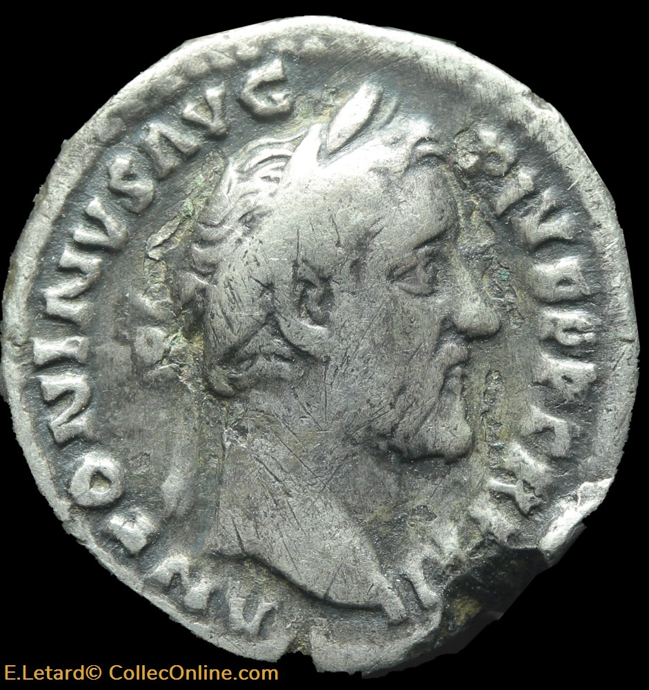 Antonin le Pieux - Denier monnaies antiques romaines imperiales et republicaines antonin le pieux denier