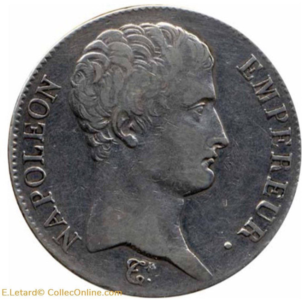5 Francs - Grosse Tête - An 13 A monnaie france moderne 5 francs grosse tete an 13 a