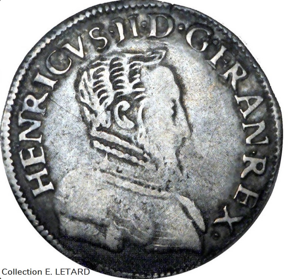 monnaies europe medievale a france royales teston 1554 g