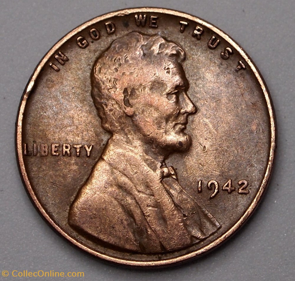 1 Cent - 1942 monnaie monde etat uni 1 cent 1942