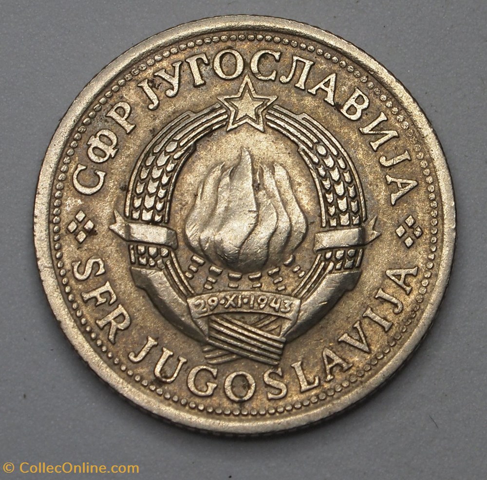 1 Dinar - 1974 monnaies monde yougoslavie 1 dinar 1974