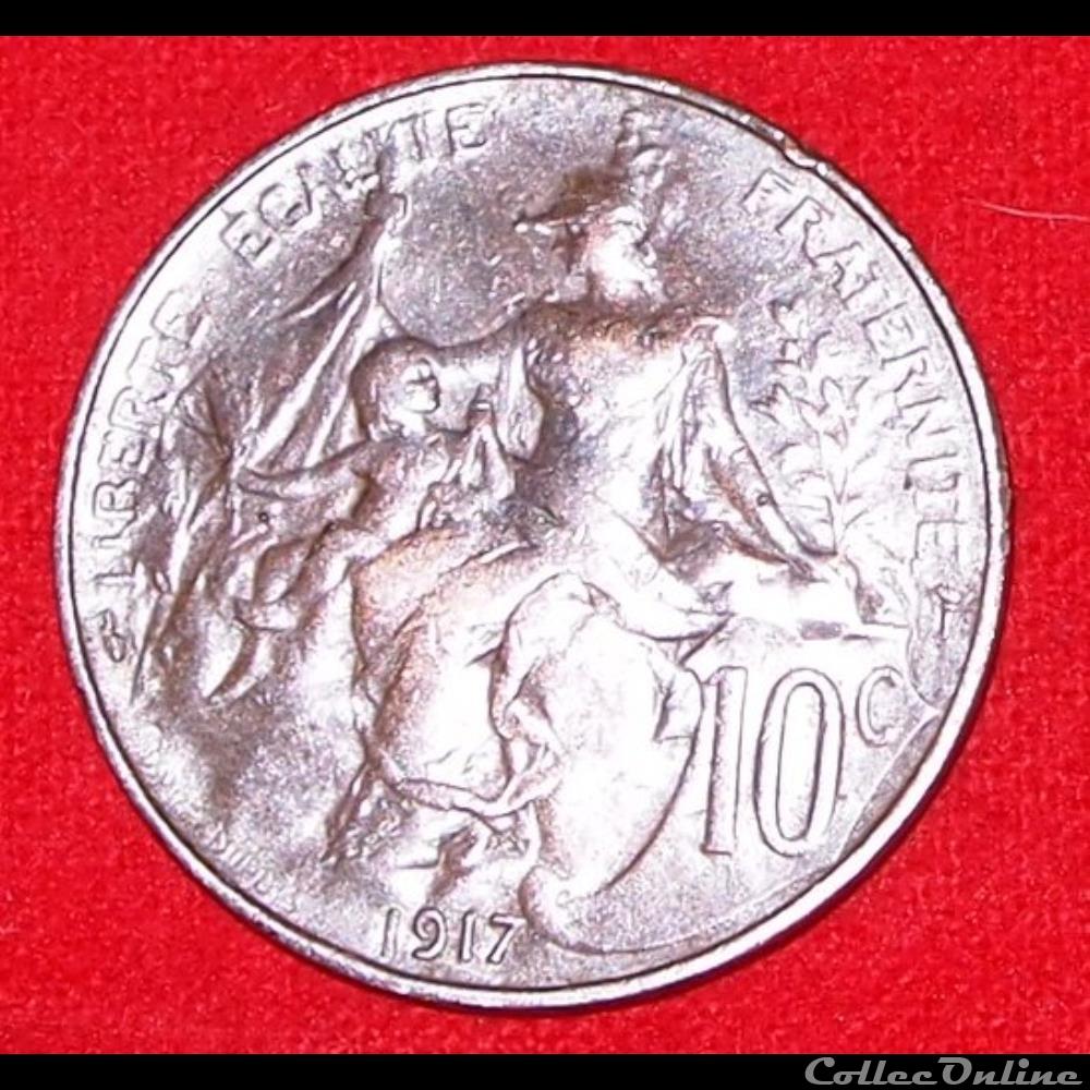 Dupuis - 10 Centimes - 1917 monnaies monde france dupuis 10 centimes 1917