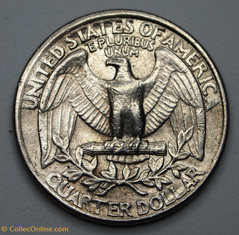1/4 dollar ( 25 cents ) - 1977 monnaie monde etat uni 1 4 dollar 25 cents 1977