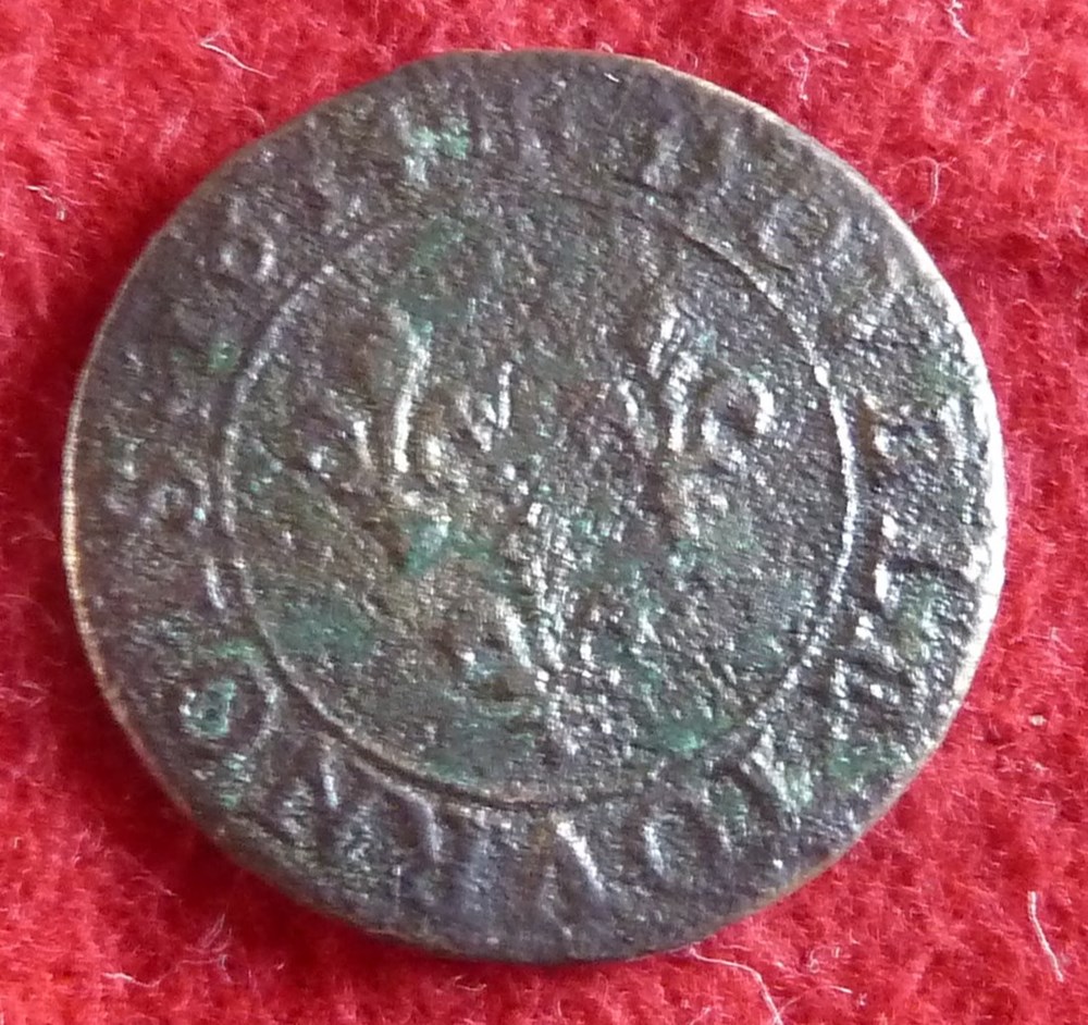 monnaies europe medievale france royales double tournois 1614 paris