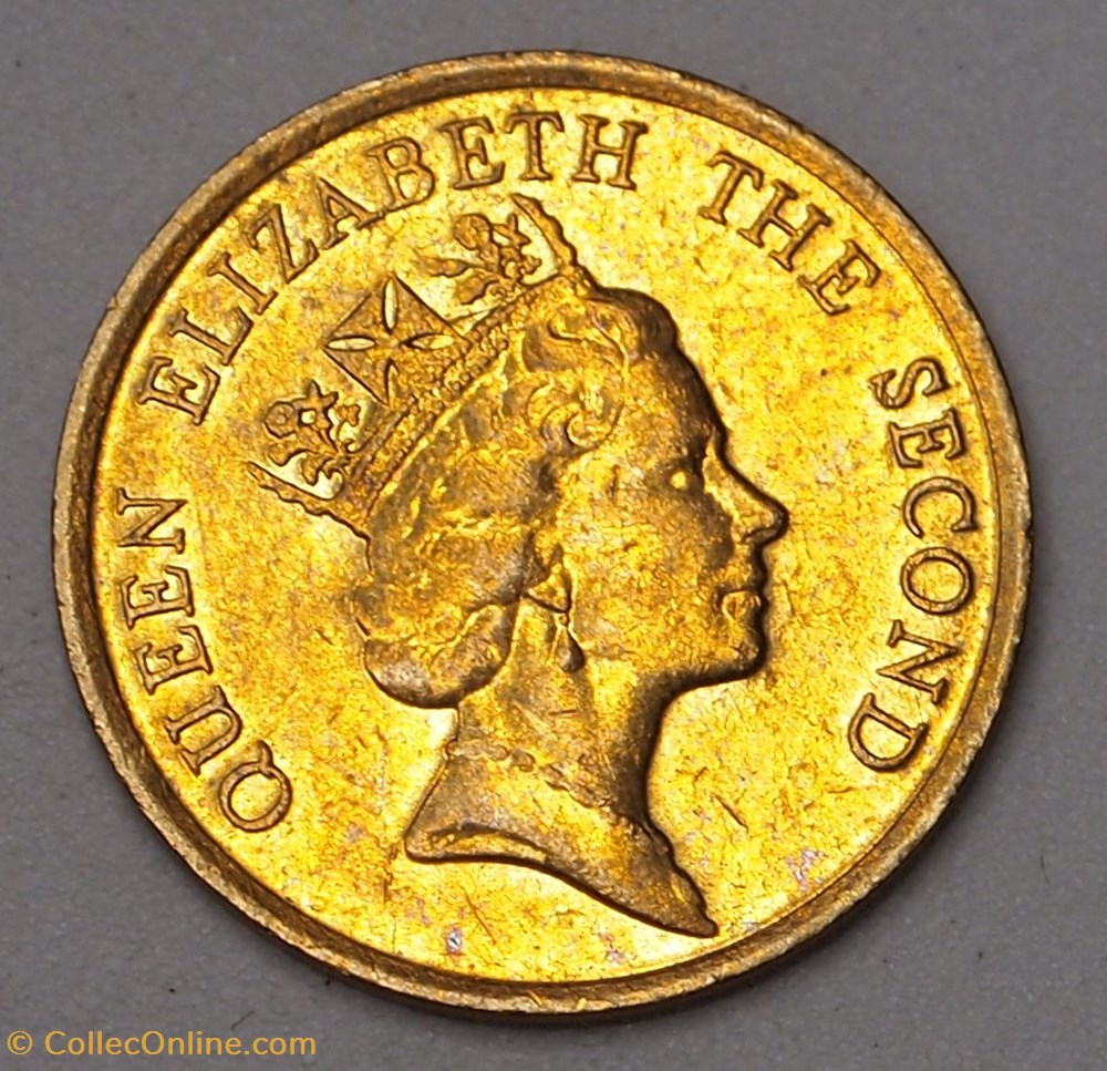 10 Cents - 1989 monnaies monde hong kong 10 cents 1989