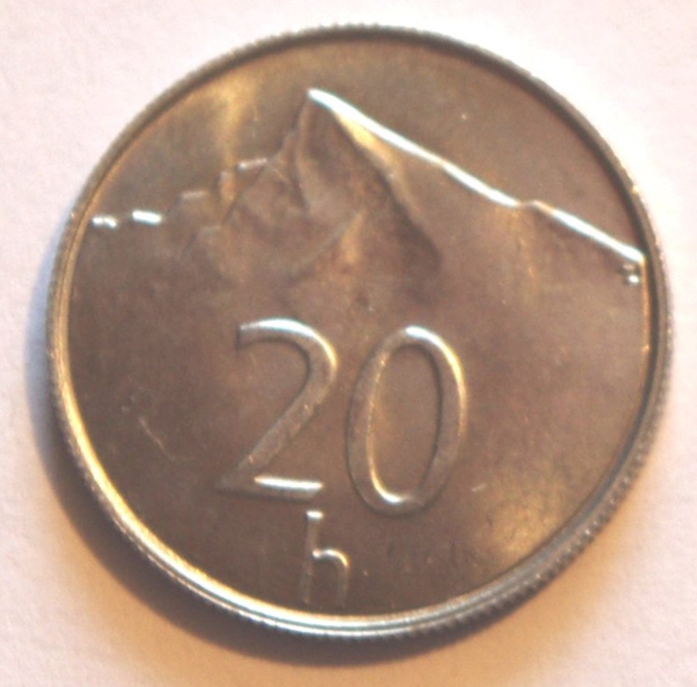 20 Halierov - 1996 monnaies monde slovaquie 20 halierov 1996
