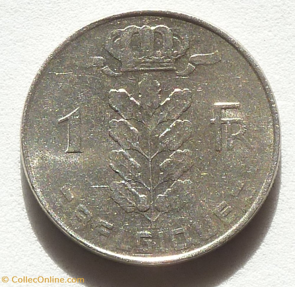 1 Franc - 1965 monnaies monde belgique 1 franc 1965