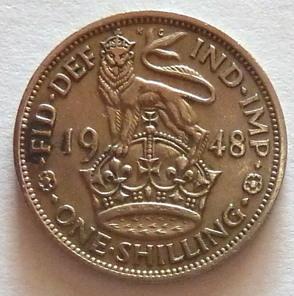 1 Shilling - 1948 monnaies monde royaume uni 1 shilling 1948