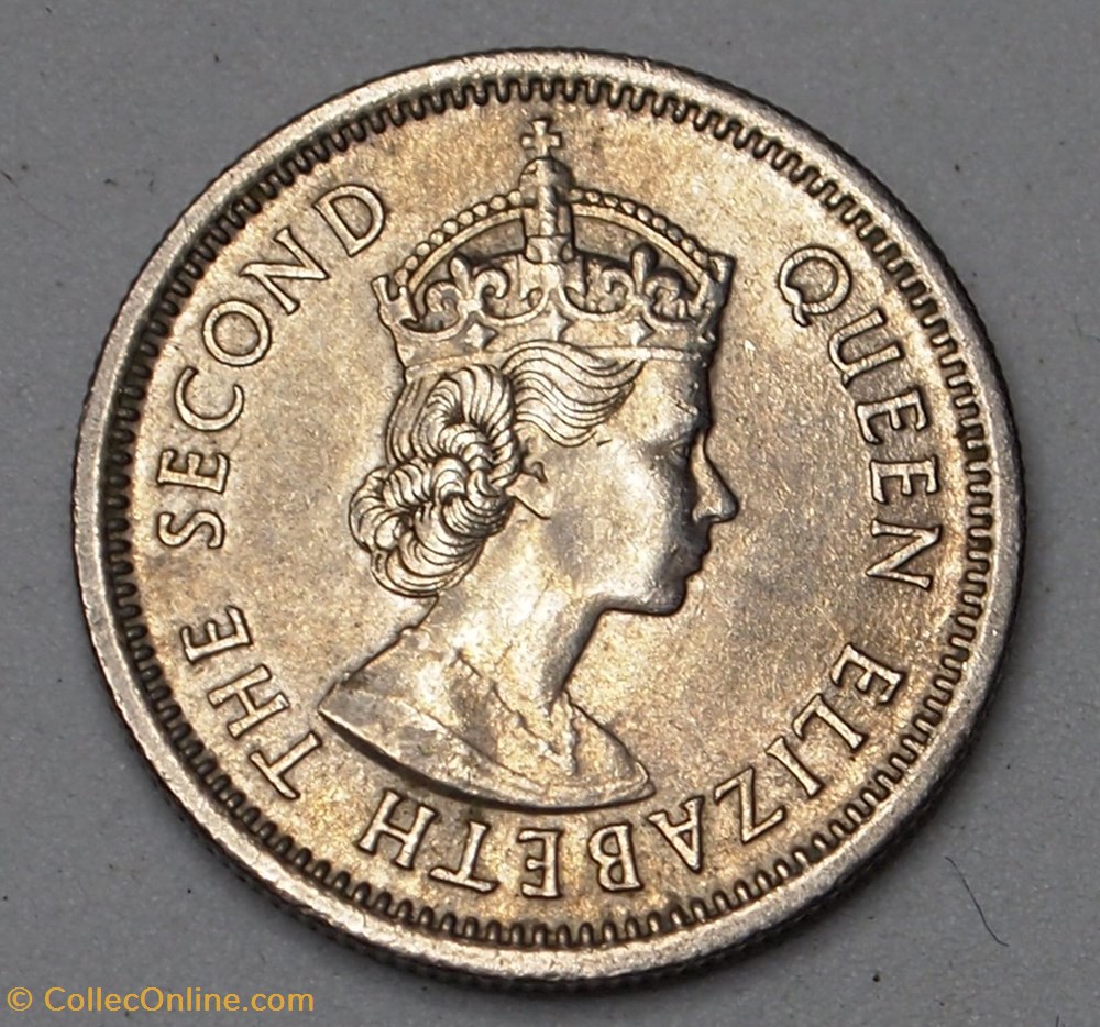 10 Cents - 1965 monnaies monde etats de la caraibe orientale 10 cents 1965