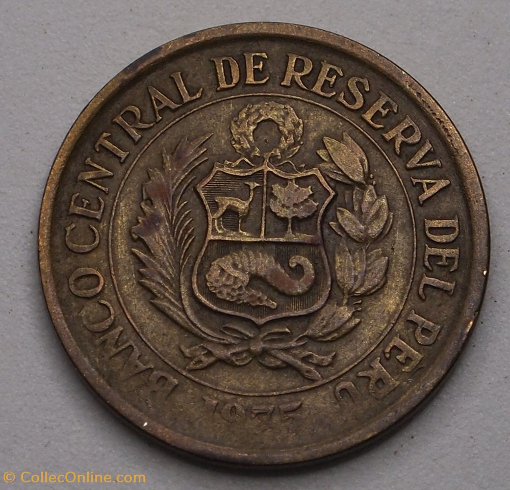 1 Sole de oro - 1975 monnaie monde perou 1 sole de oro 1975