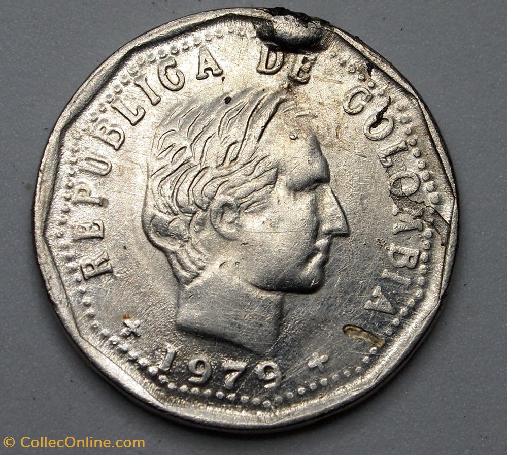 monnaie monde colombie 50 centavos 1979
