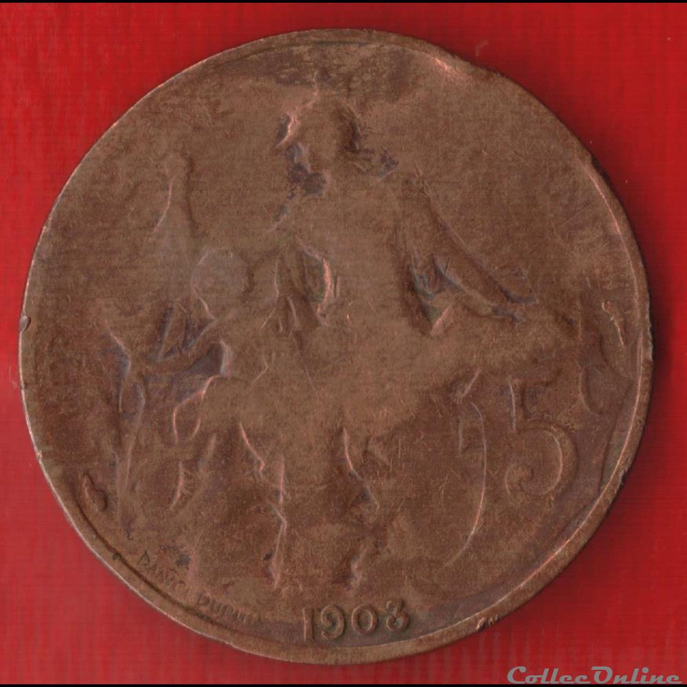Dupuis - 5 Centimes - 1903 monnaies monde france dupuis 5 centimes 1903