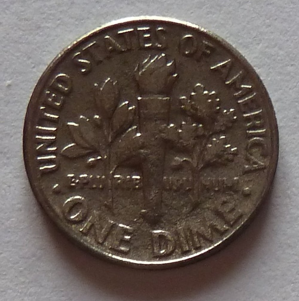 1 dime ( 10 cents ) - 1988 D monnaies monde etats unis 1 dime 10 cents 1988 d