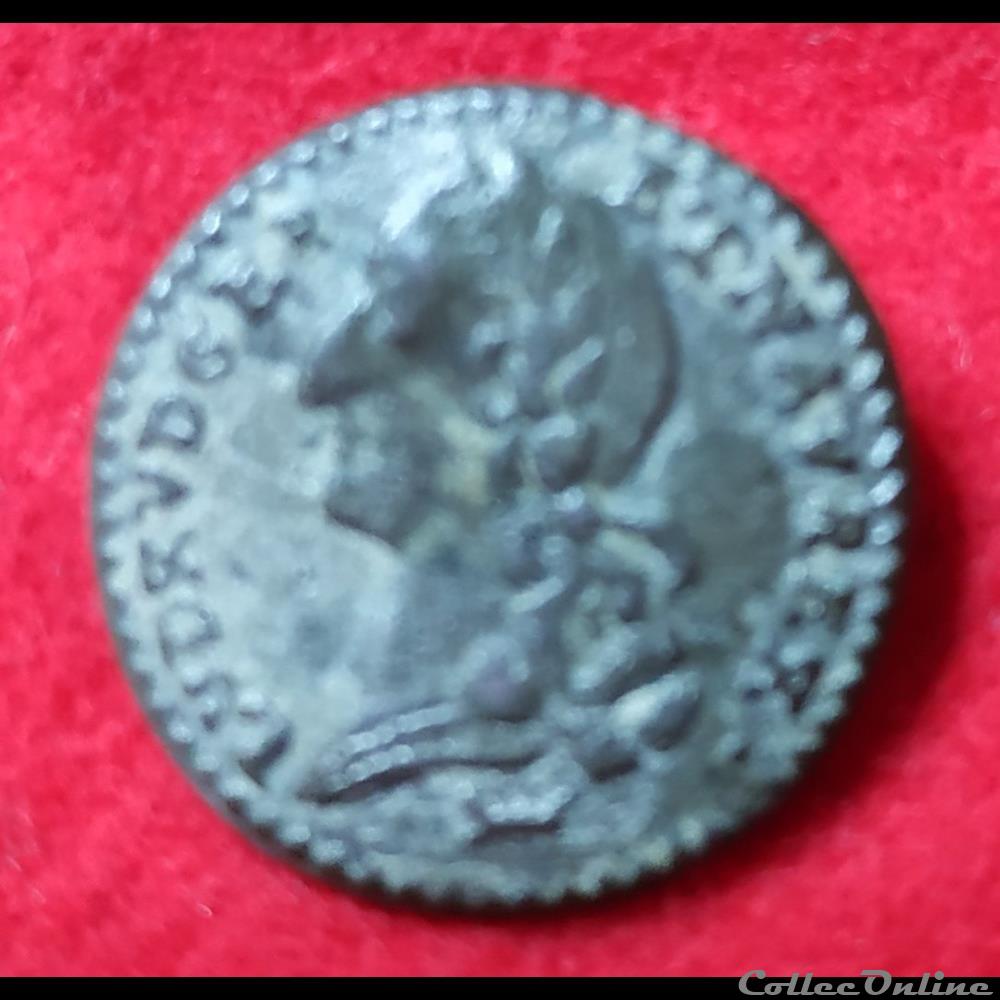 vetements et accessoires boutons civils civil bouton ou attache dit patriotique lud xv louis xv