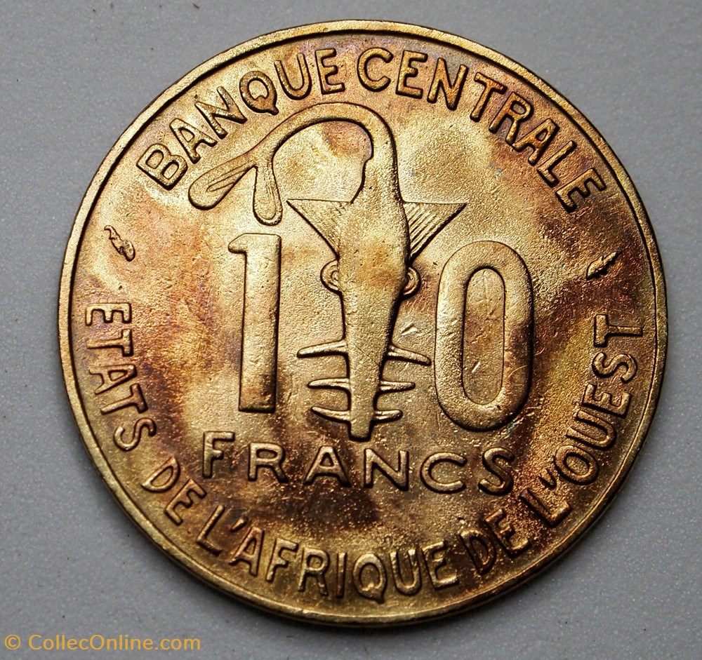 10 Francs - 1987 monnaies monde banque centrale etats de l afrique ouest 10 francs 1987