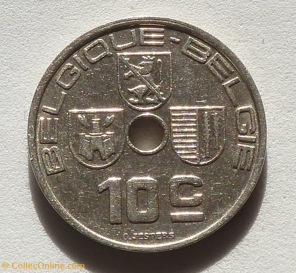 10 Centimes - 1938 monnaies monde belgique 10 centimes 1938