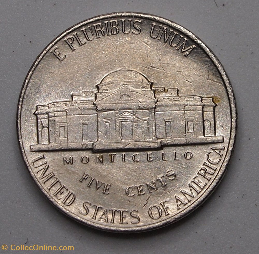 5 cents - 1991 D monnaie monde etat uni 5 cents 1991 d