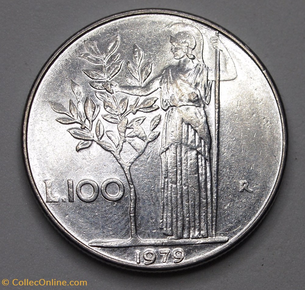 monnaies monde italie 100 lires 1979 r