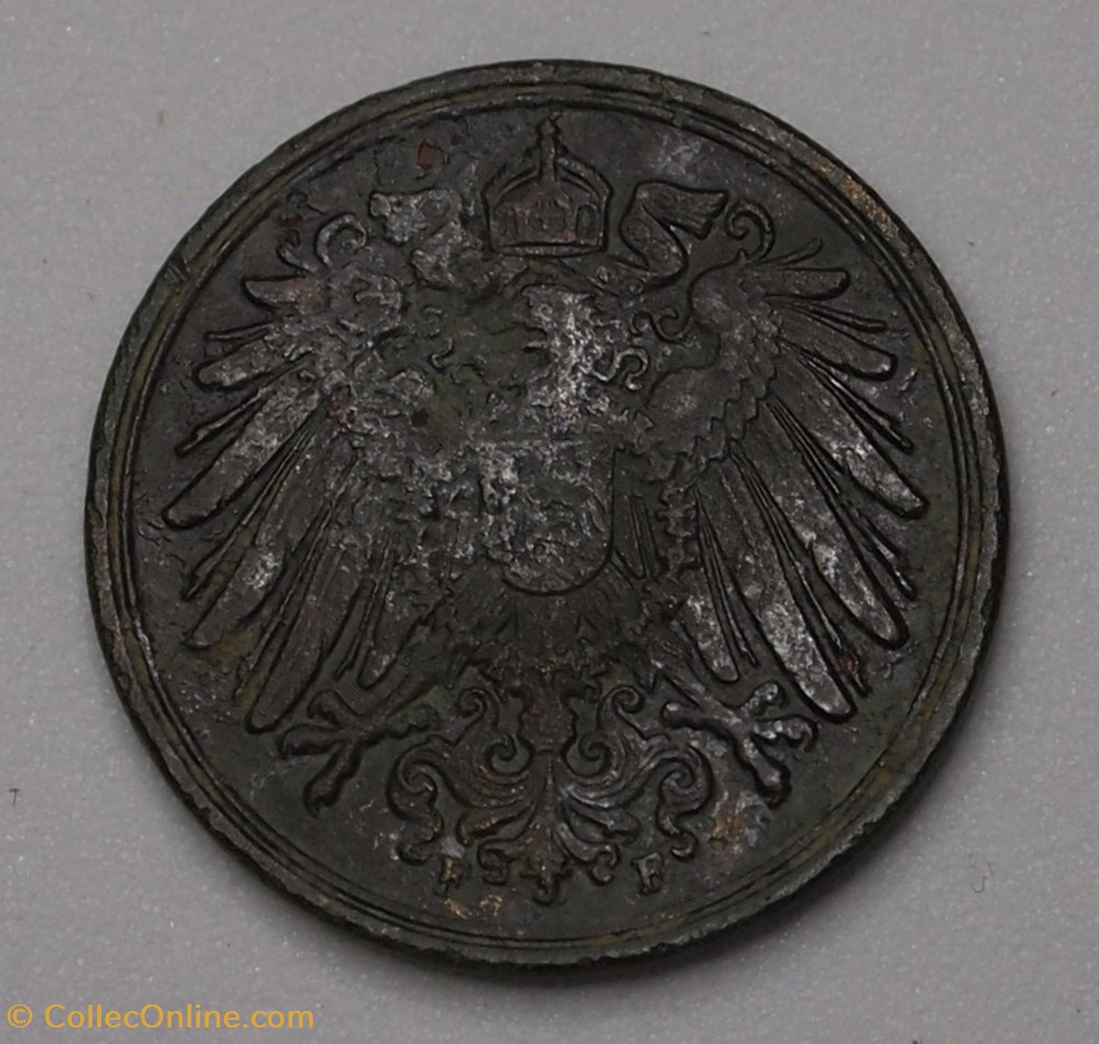 monnaies monde allemagne 1 pfennig 1906 f