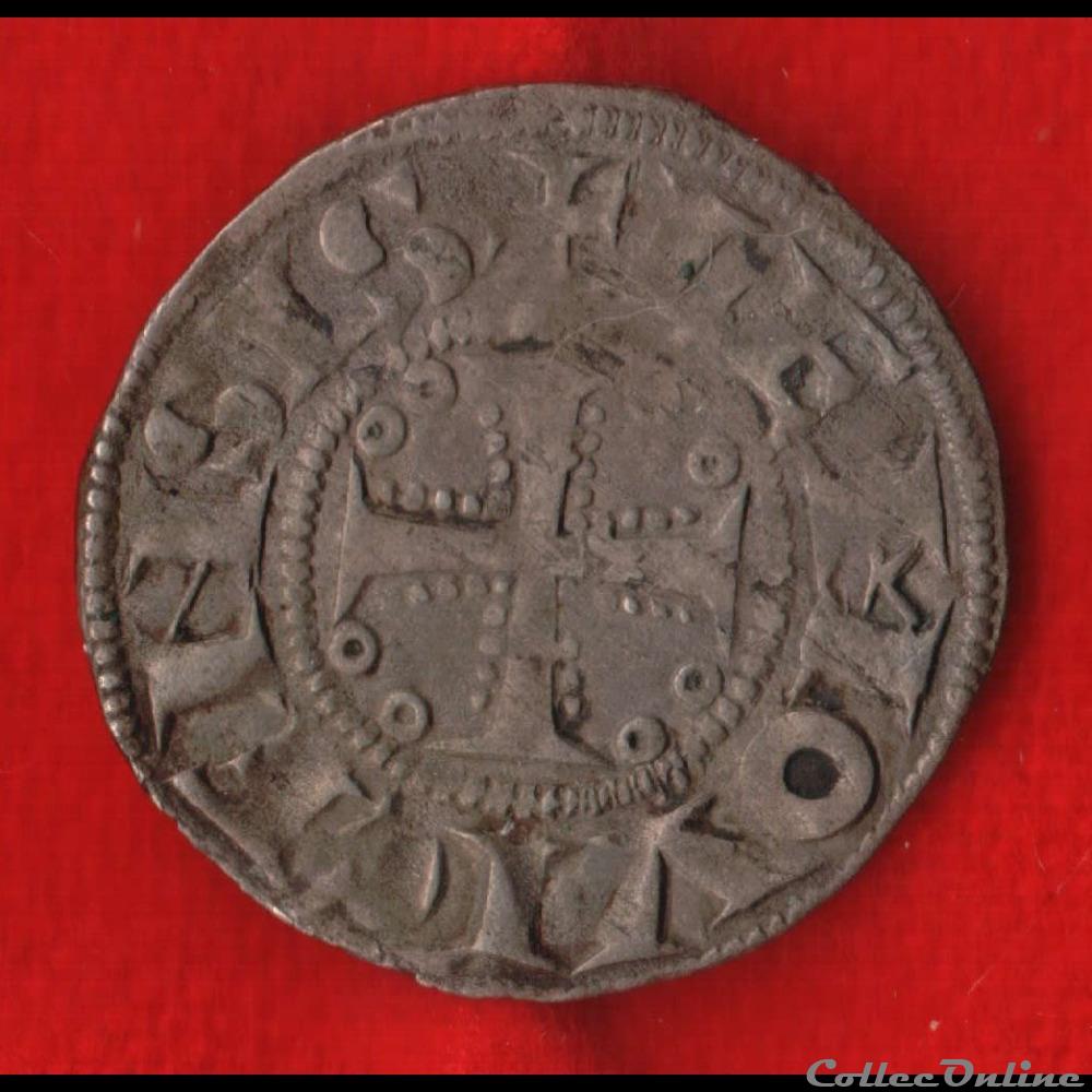 monnaies europe medievale france feodales abbaye de saint martial xiieme denier