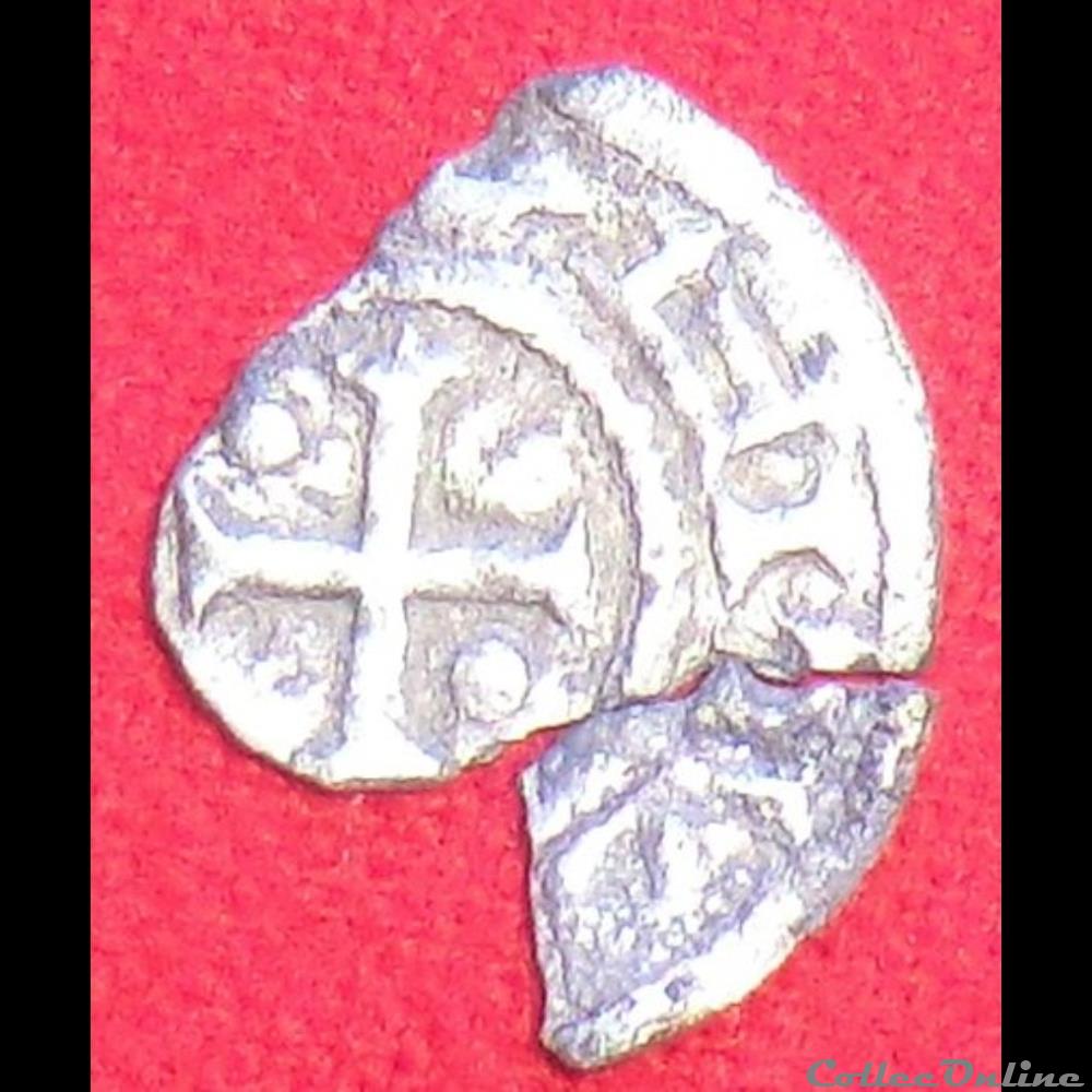 Denier carolingien a Id monnaies europe medievale france carolingiennes denier carolingien a id