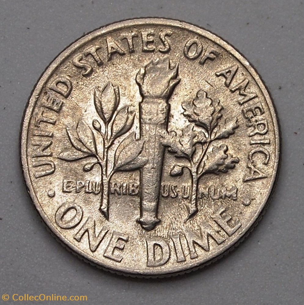1 dime ( 10 cents ) - 1967 monnaie monde etat uni 1 dime 10 cents 1967