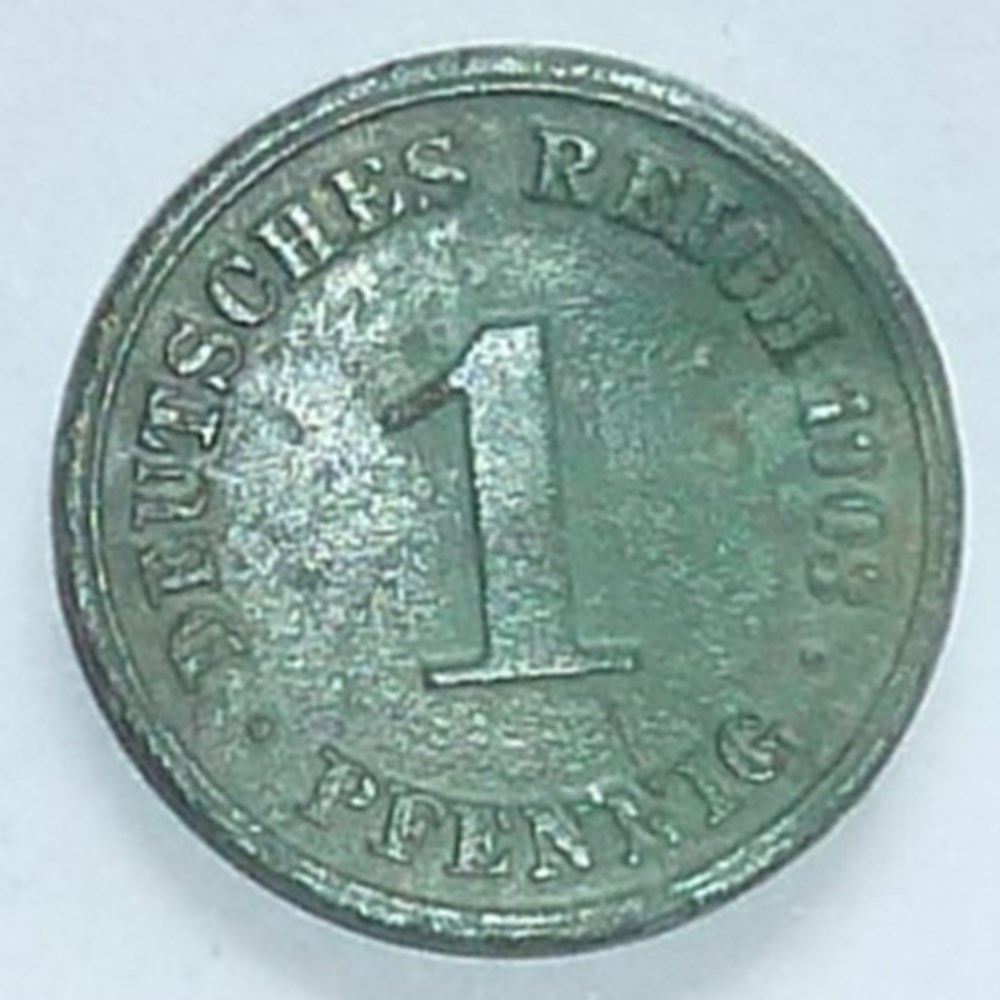 1 Pfennig - 1903 F monnaies monde allemagne 1 pfennig 1903 f