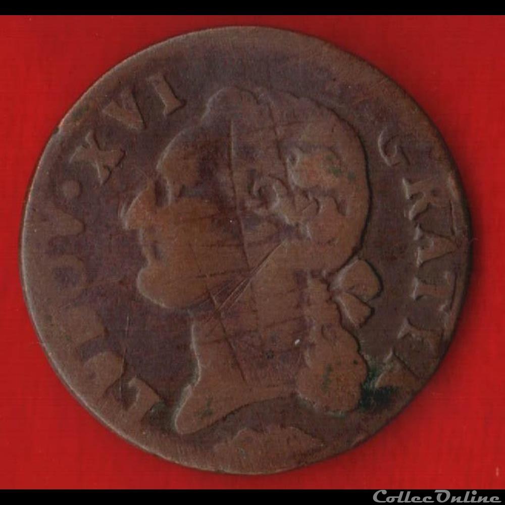 monnaies europe medievale a france royales demi sol 1782