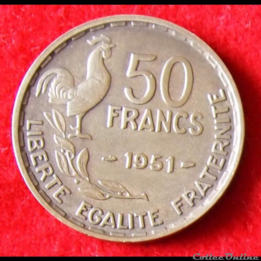Guiraud - 50 Francs - 1951 monnaies monde france guiraud 50 francs 1951
