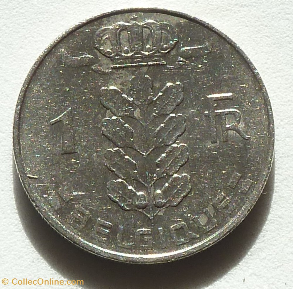 1 Franc - 1977 monnaies monde belgique 1 franc 1977