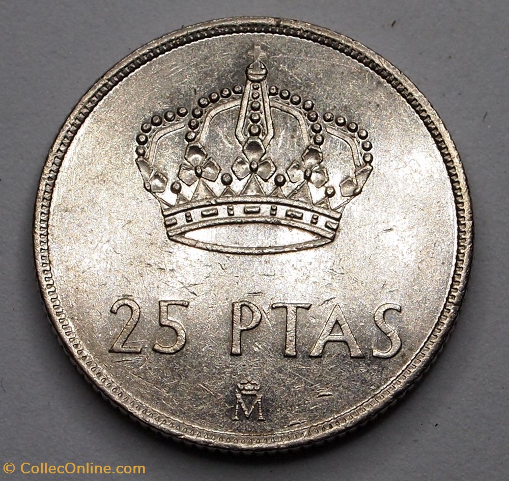 25 Pesetas - 1983 monnaie monde espagne 25 pesetas 1983