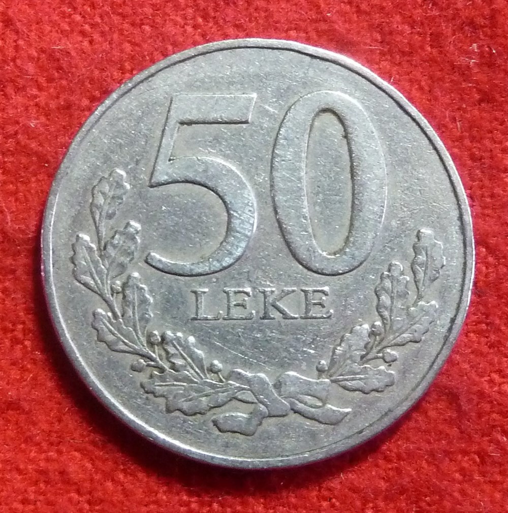 50 lekë - 1996 monnaies monde albanie 50 leke 1996