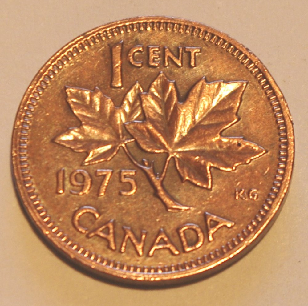 1 Cent - 1975 monnaies monde canada 1 cent 1975