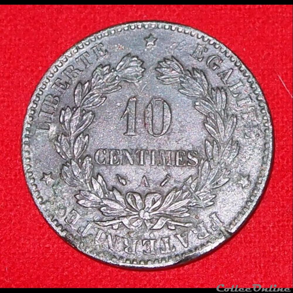 10 Centimes - Cérès - 1893 - Paris monnaies monde france 10 centimes ceres 1893 paris