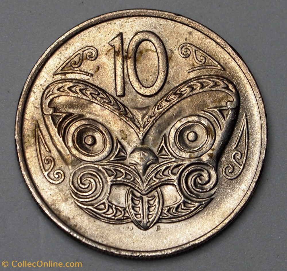 monnaies monde nouvelle zelande 10 cents 1974