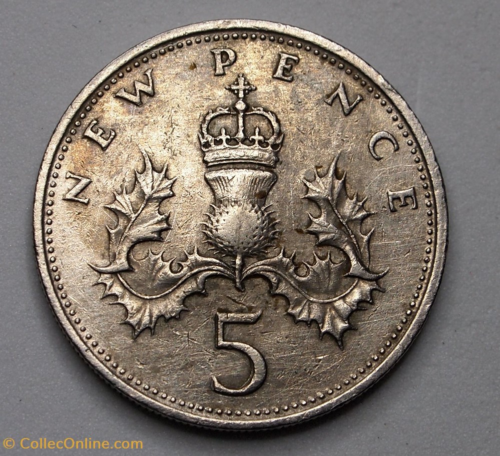 5 Pence - 1968 monnaies monde royaume uni 5 pence 1968