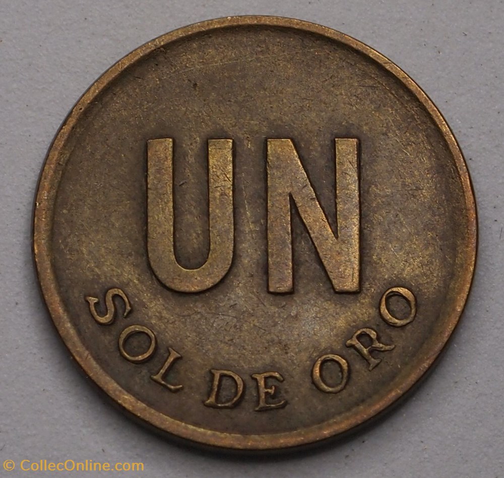 1 Sole de oro - 1975 monnaie monde perou 1 sole de oro 1975