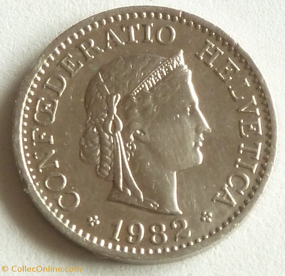 10 Centimes - 1982 monnaies monde suisse 10 centimes 1982
