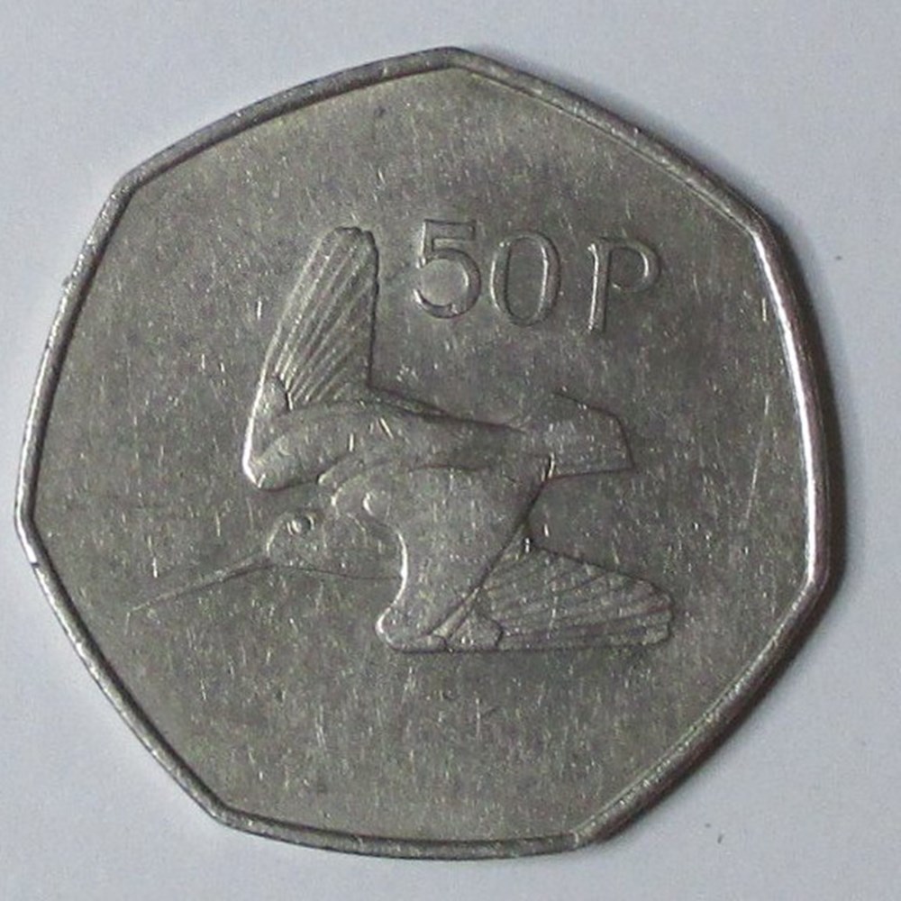 monnaies monde irlande 50 pence 1971