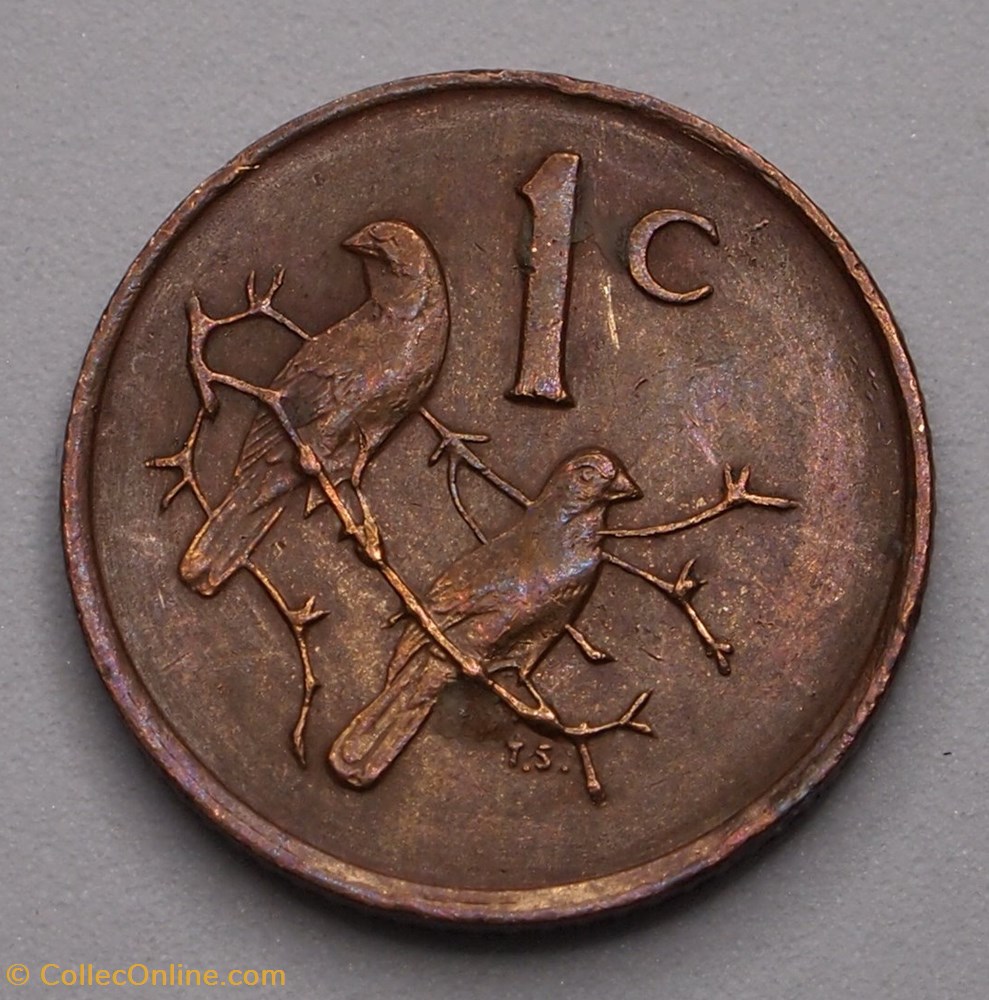 1 Cent - 1982 monnaie monde afrique du sud 1 cent 1982