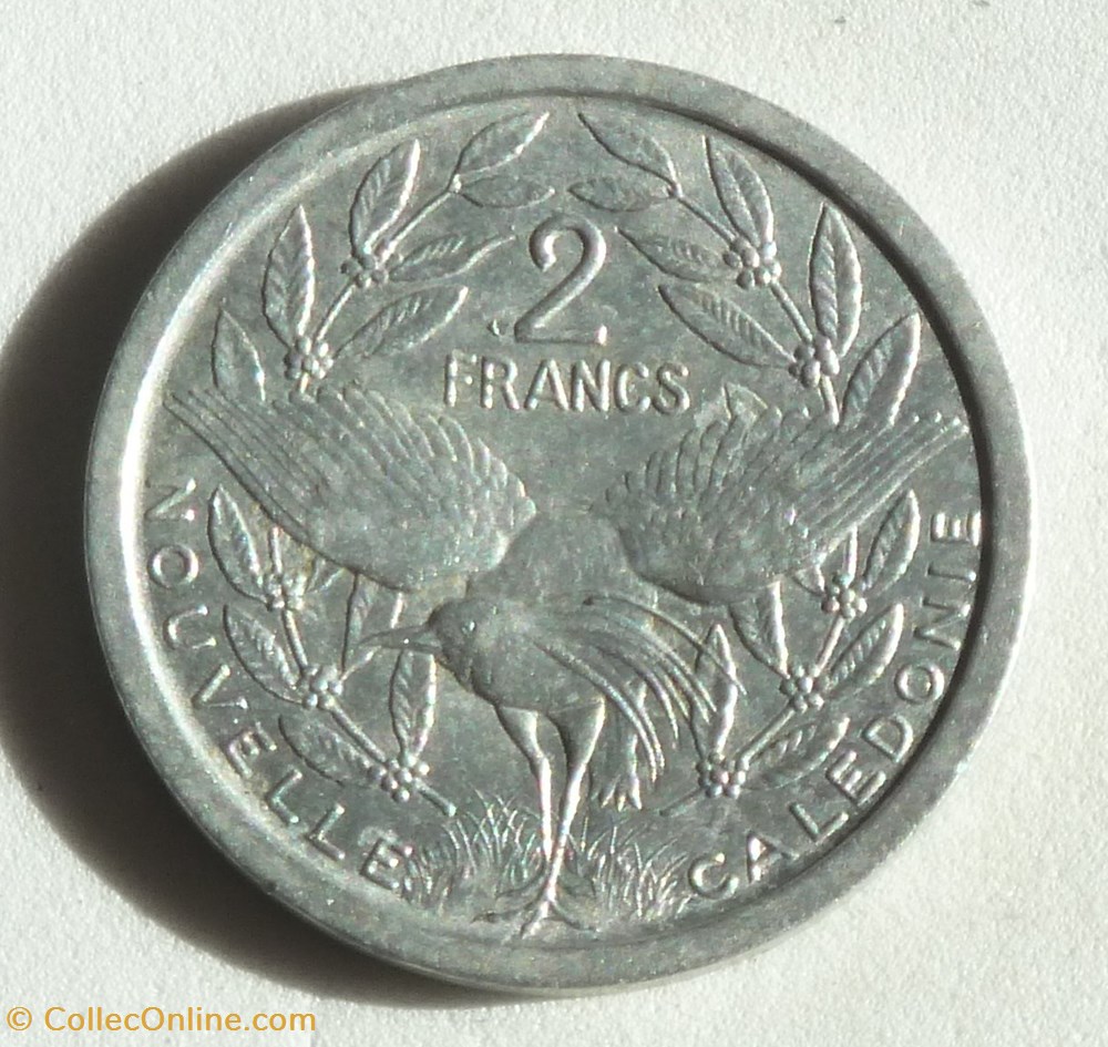 2 Francs - 1973 monnaies monde nouvelle caledonie 2 francs 1973