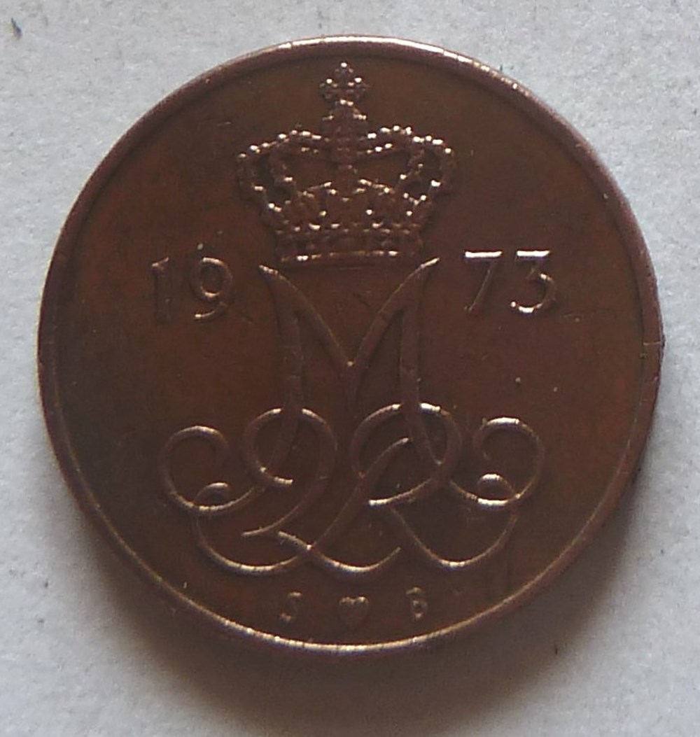 5 Ore - 1973 monnaies monde danemark 5 ore 1973